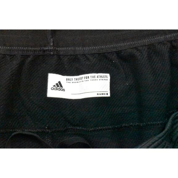 Adidas Men's Black Polyester Skinny Sweatpants 2XL Pull On Solid Gym Lounge - Picture 10 of 12